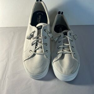 Sperry Topsider Canvas Slip On Tennis Shoes
